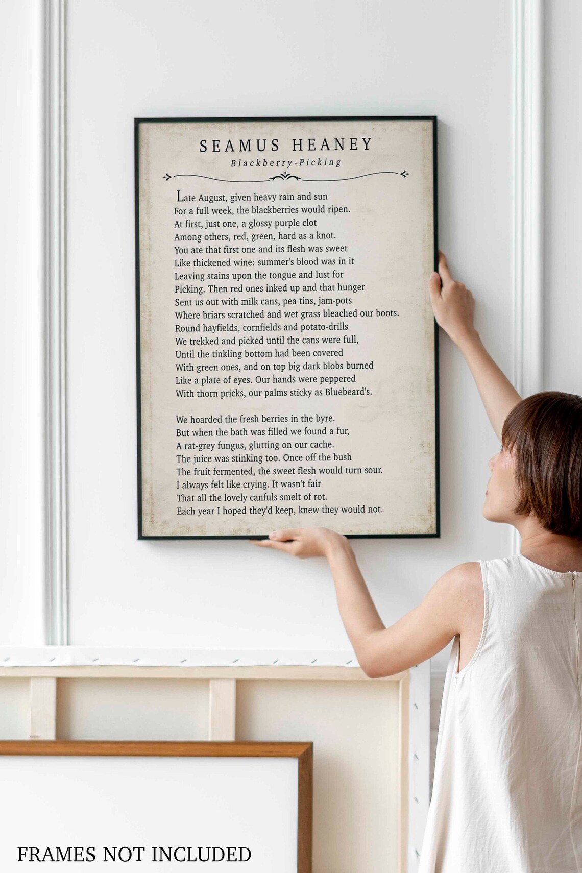 Seamus Heaney Poetry Print. Blackberry Picking Poem Poetry - Etsy