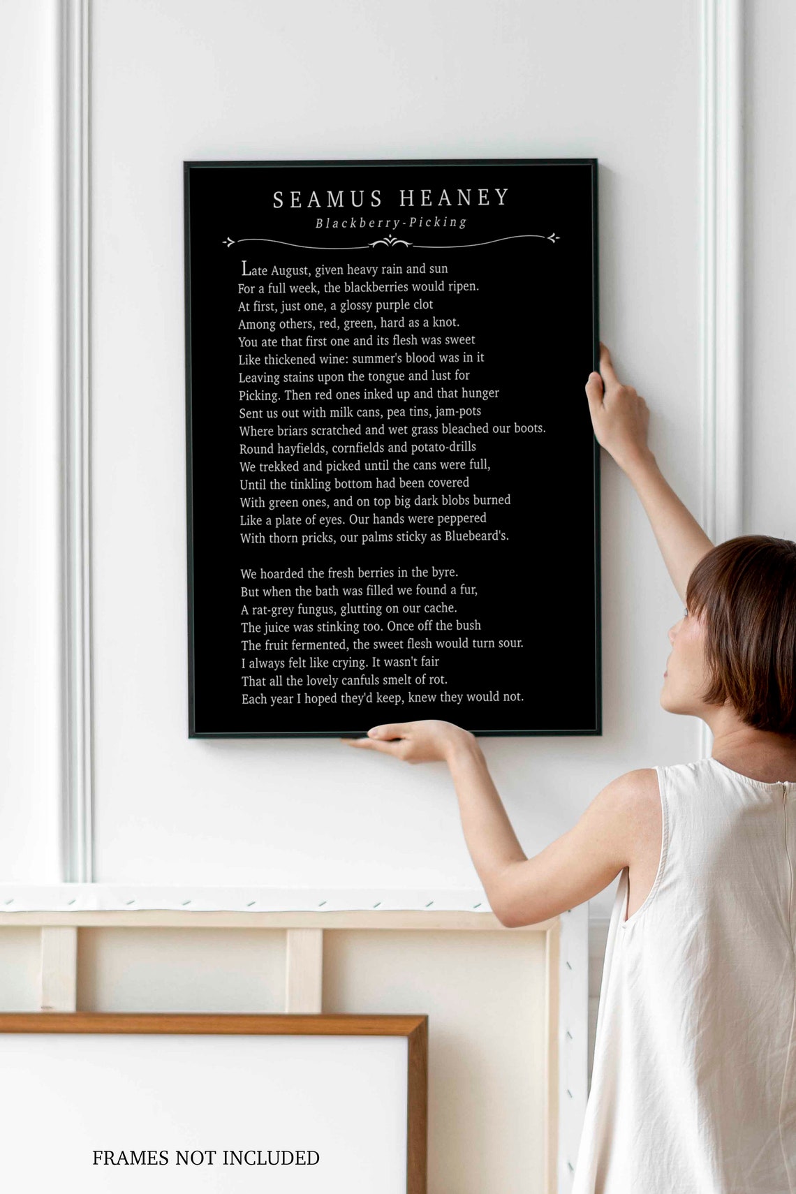 Seamus Heaney Poetry Print. Blackberry Picking Poem Poetry - Etsy
