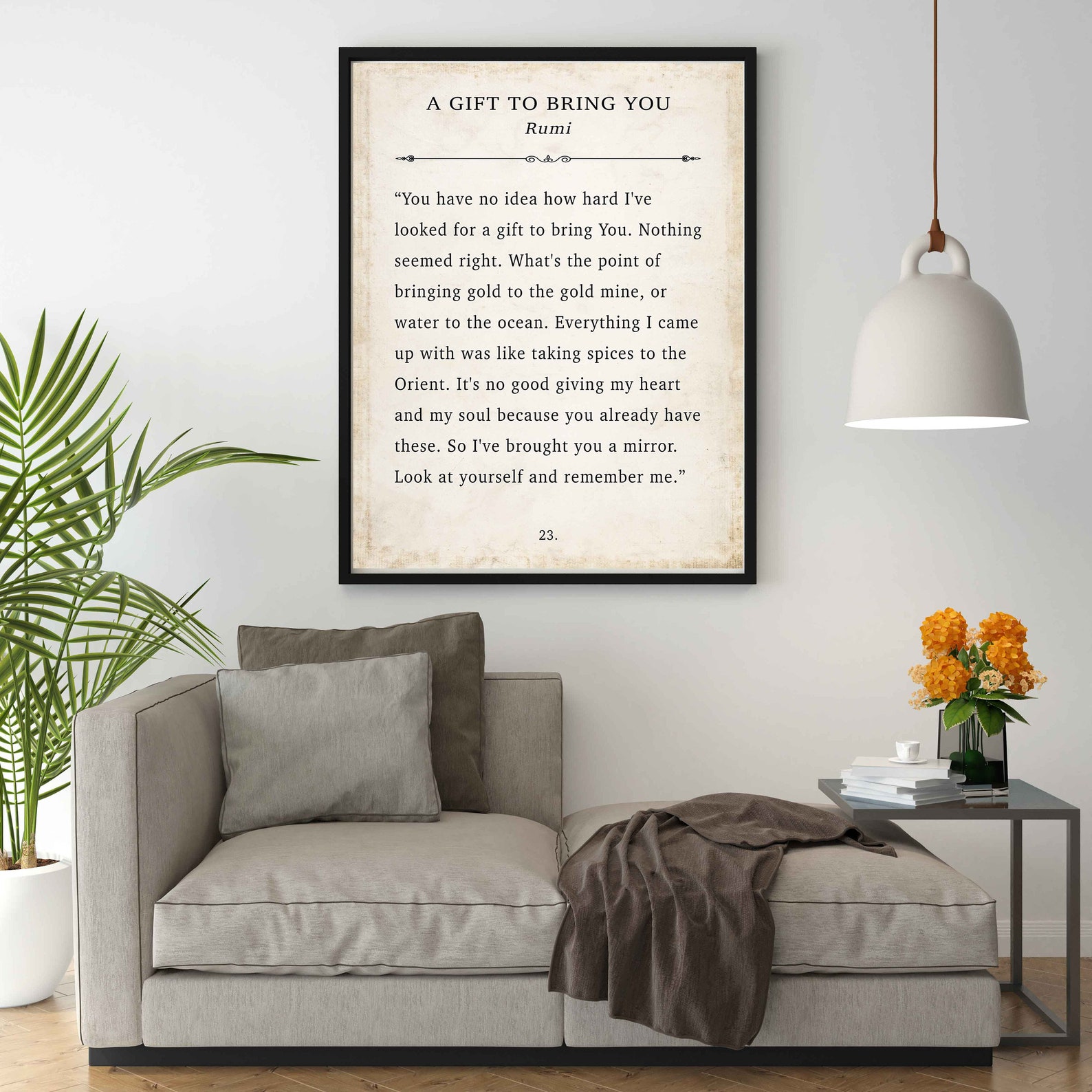 Rumi Poem Print A Gift to Bring You Poem Classic Poem Art - Etsy Canada