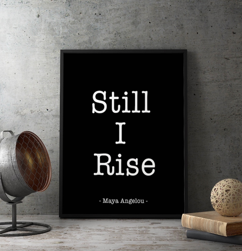 maya angelou rise quote