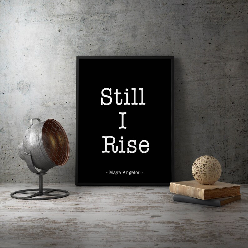 maya angelou rise quote