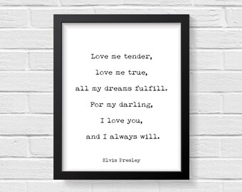Love Me Tender Etsy Love Me Tender Etsy