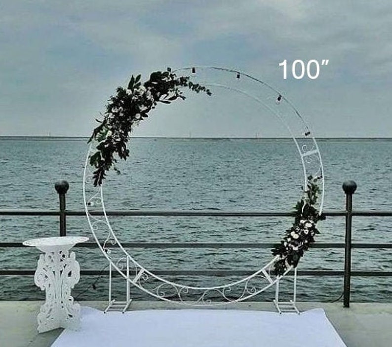 Circle Wedding Arch 100 Round Wedding Arch Wedding Arch Etsy UK