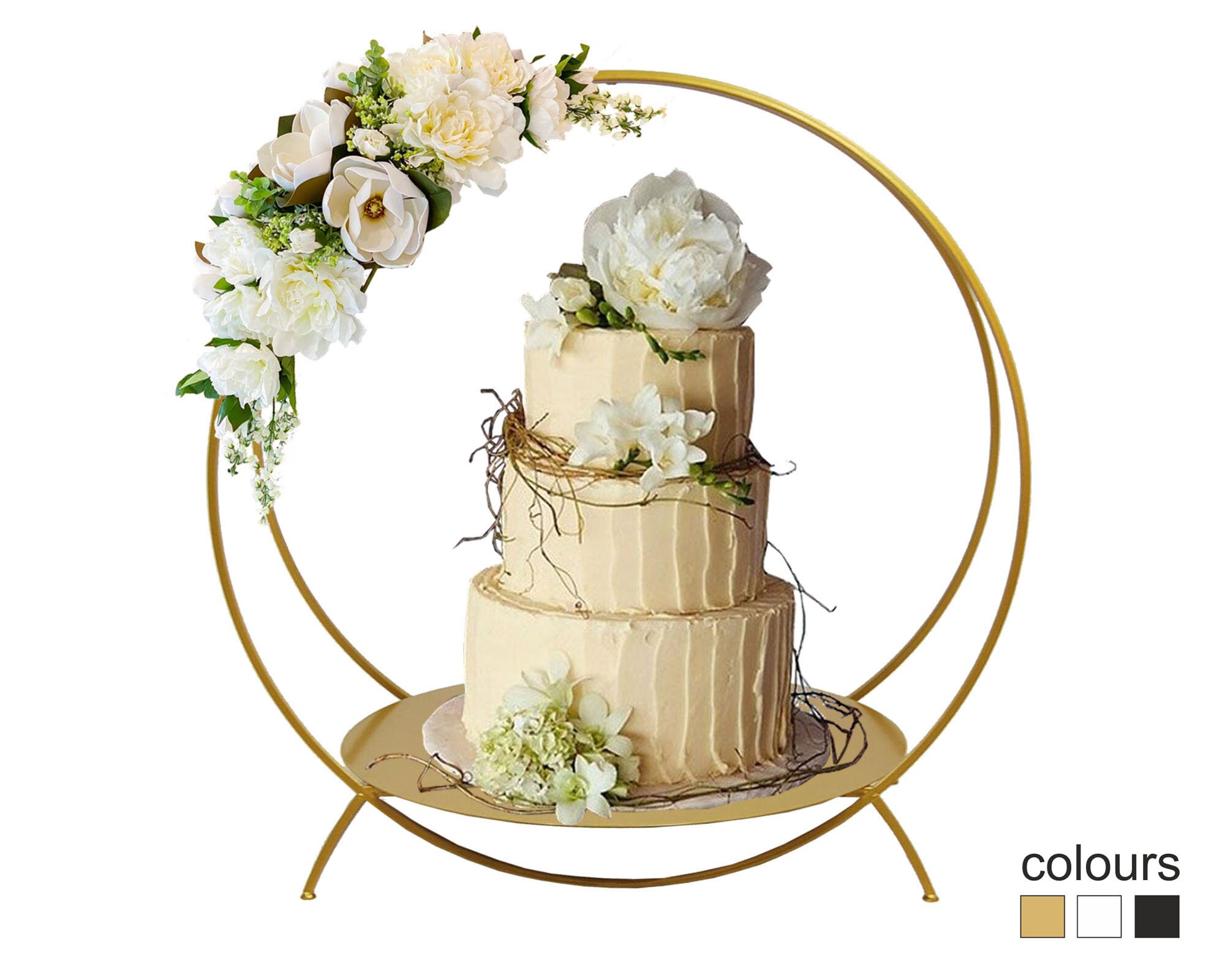 Wedding Cake Stand 31 Metal Cake Hoop Stand Round Etsy Wedding Cake Stand 31 Metal Cake Hoop Stand Round Etsy