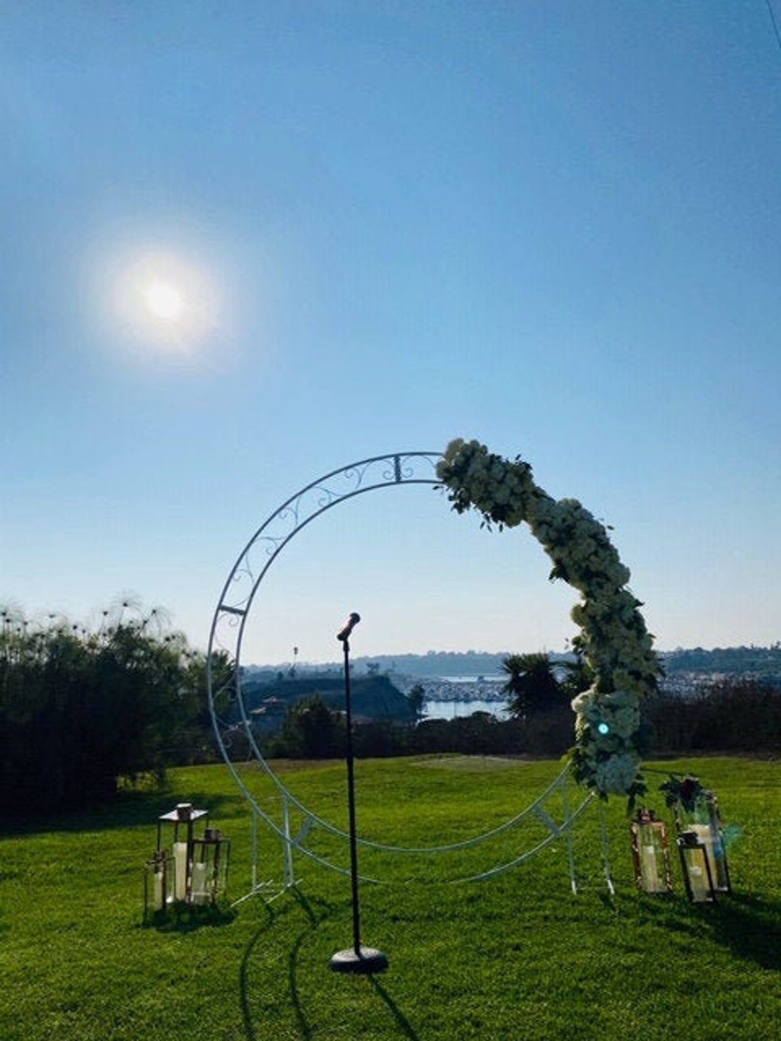 Circle wedding arch 100 Round wedding arch Wedding arch Etsy