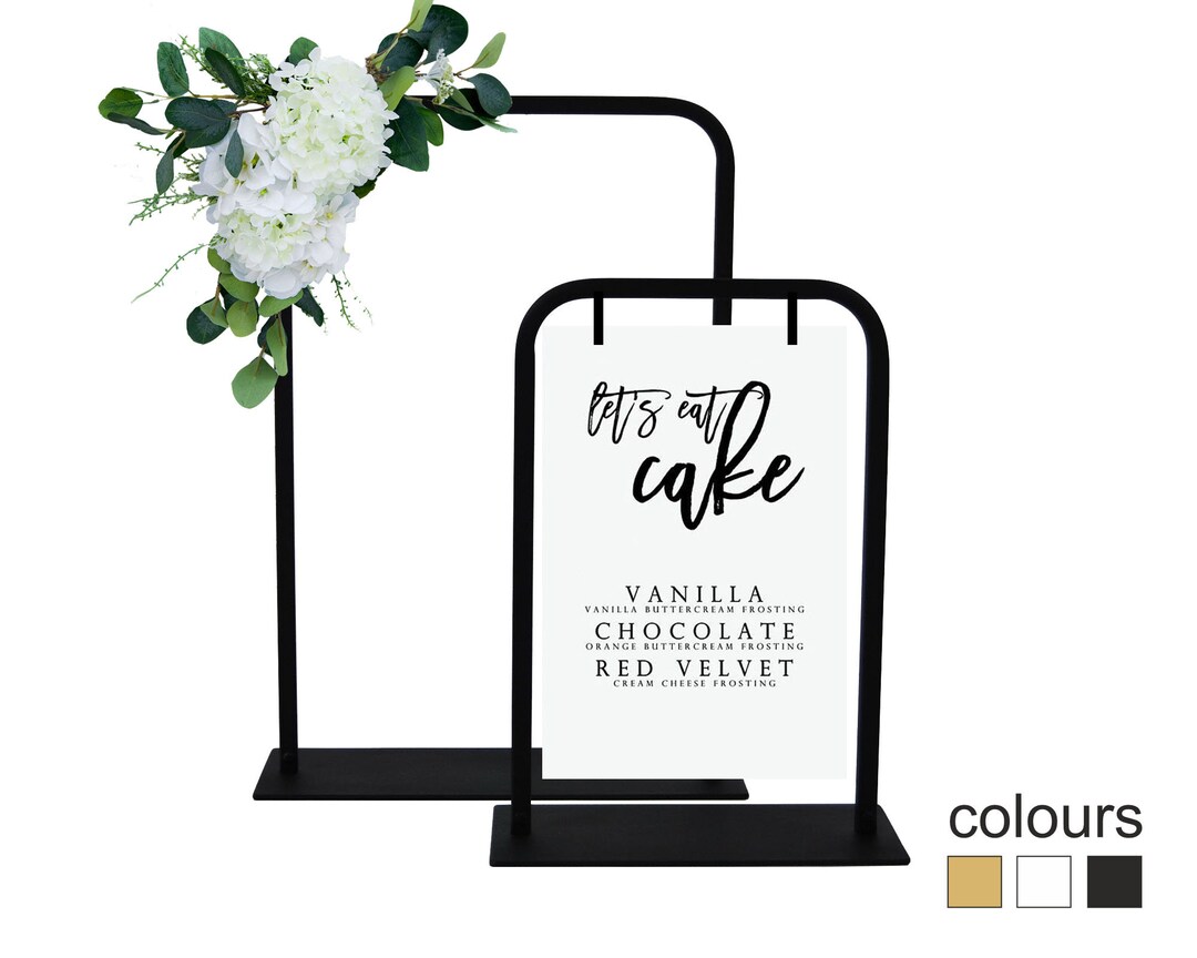 Table Sign Stand A5A4 Table Number Holder Wedding Cake Sign Holder