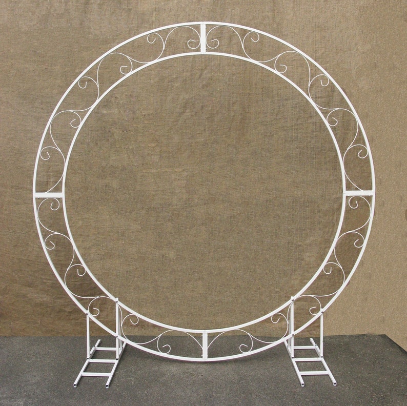 Circle wedding arch 83/21 m Round wedding arch Wedding Etsy