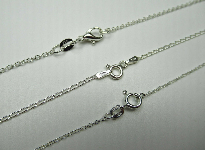 Patricks Day Necklace Your Choice Length Fleur de Lis Heart Shape Leaves Lucky Shamrock St 4 Leaf Clover Pendant 925 Sterling Silver