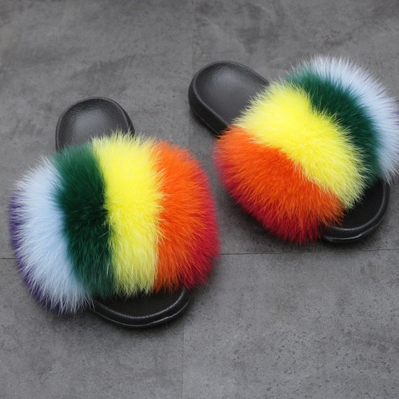 colorful fur slides
