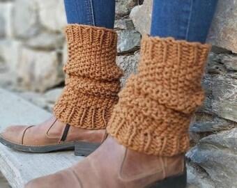 jambières tricotées en marron, motif perlé avec laine de mouton, chauffe-bras, chauffe-poignets, médiéval, étranger, vêtements naturels