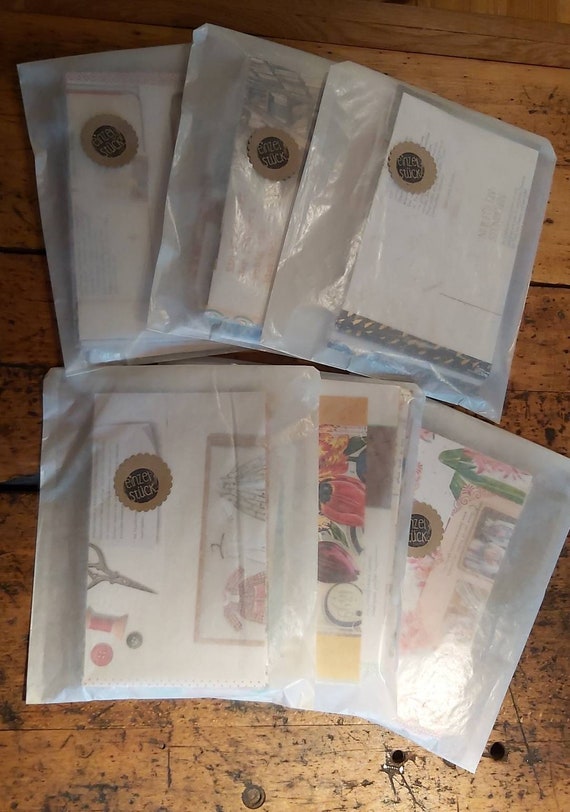 20 bolsas de papel de revistas viejas recicladas bolsa de papel
