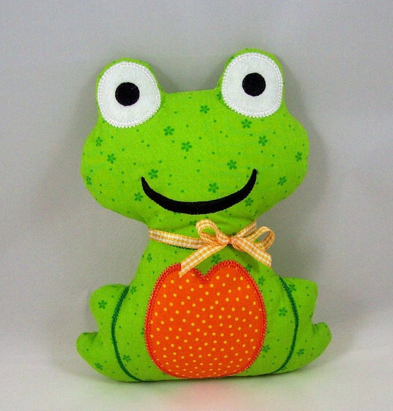 Franz der Frosch, Kuscheltier Bild 4