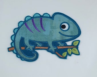 Chameleon appliqué, patch