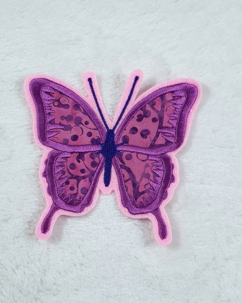 Schmetterling Applikation Bild 5