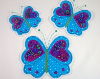 A butterfly applique