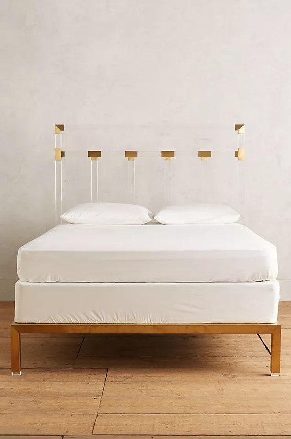 Lucite headboard hotsell
