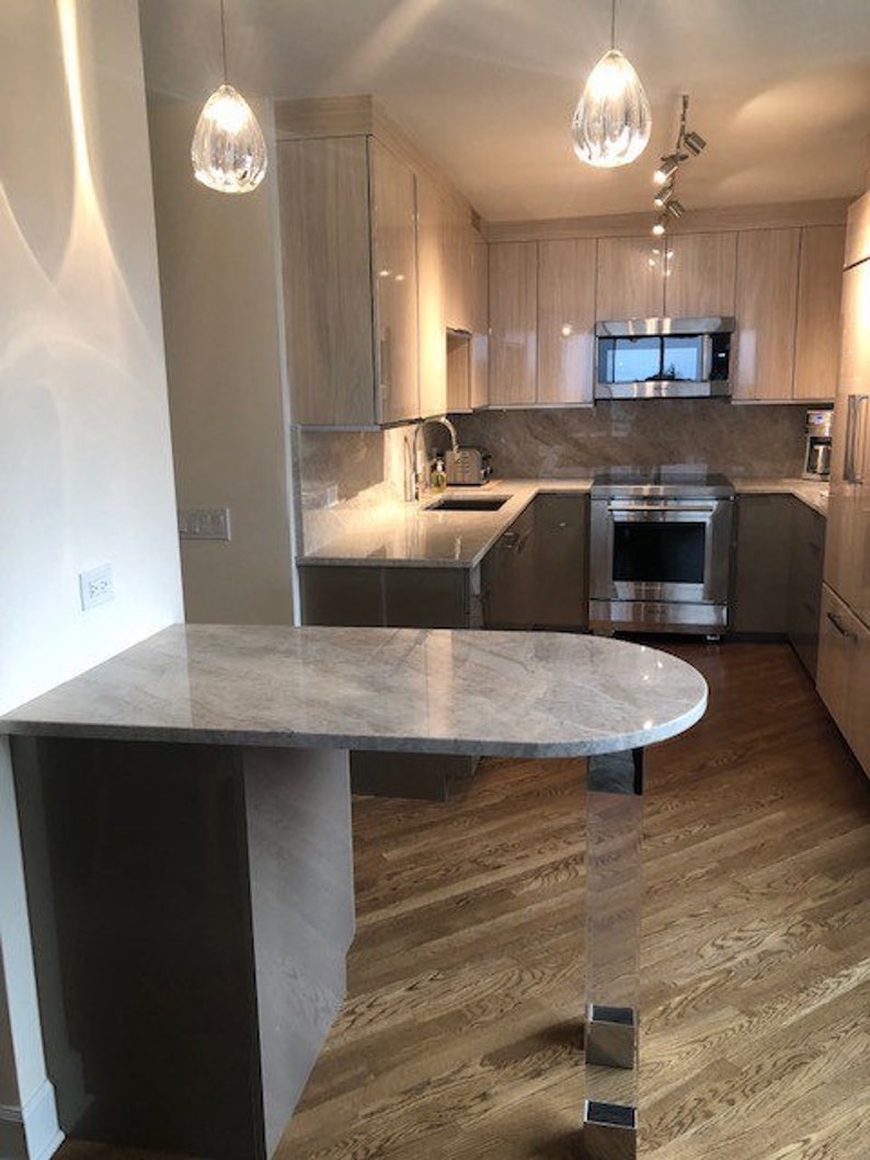 Countertop Support Lucite Leg Kitchen Island Support Beam Etsy UK