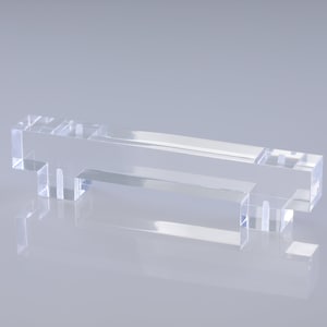 7&#39;&#39; Lucite Drawer Pull / 10” Pull