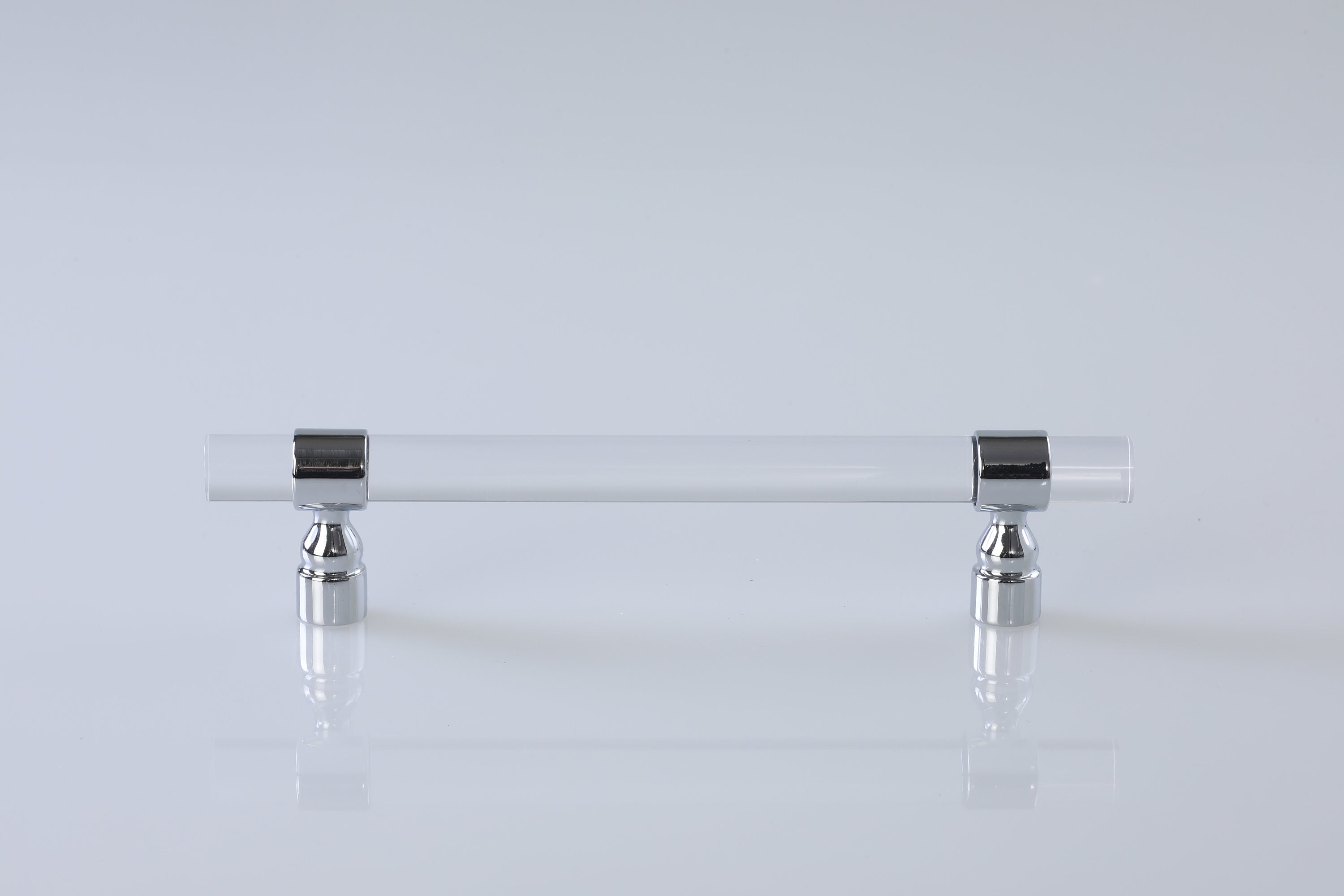 Lucite and Chrome Pull Acrylic Chrome Pull Etsy