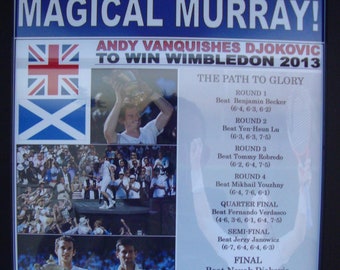 伝説のテニス選手、アンディ・マレーの直筆サイン - Etsy 日本