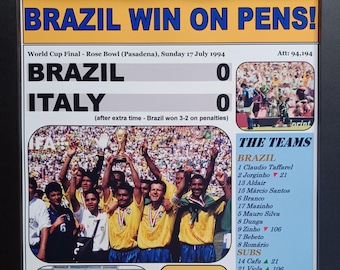 Italy 2006 World Cup Champions Poster, Azzurri Football Print