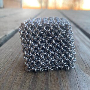 7x7x7 Chainmaille Cube/Jelly Cube/Fidget Cube