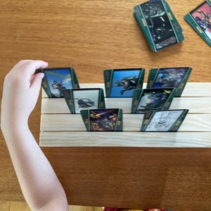 Soportes de tarjetas de madera para niños - Soporte para naipes