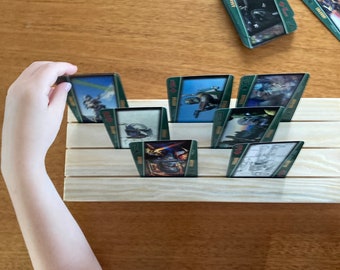 Porte-cartes en bois pour enfants - Porte-cartes à jouer