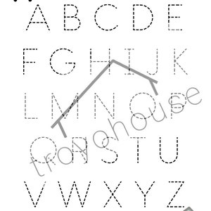 Alphabet Worksheet, Instant Download l Alphabet Printable, Number Worksheets, ABC printable, number printable, preschool image 8