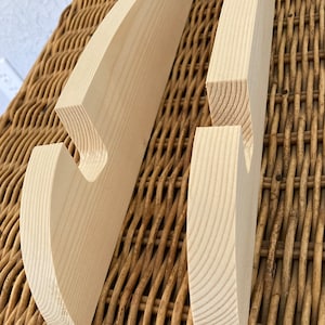 Wooden Portable Art, Sign, or Canvas Stand -  Table Top Wedding Easel - Wooden Holder
