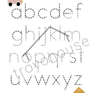 Alphabet Worksheet, Instant Download l Alphabet Printable, Number Worksheets, ABC printable, number printable, preschool image 9