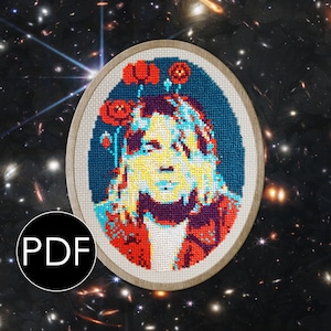 Cross stitch embroidery in PDF - Kurt - expert level