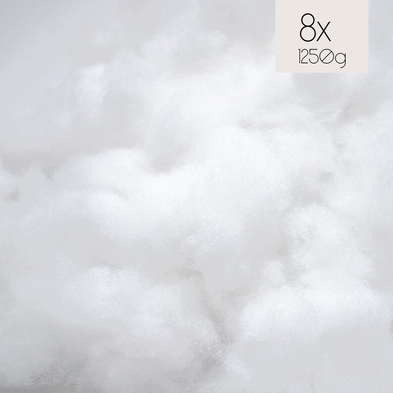 POWER FILLING Wadding 10 kg (10 x 1 kg) | Oeko-Tex certified | washable at 95 degrees | hypoallergenic image 3