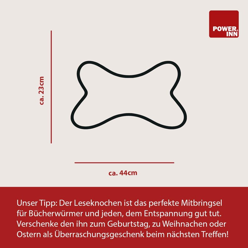 POWER INN Reading Pillow | Pink | Neck Pillow | Travel Pillow image 5