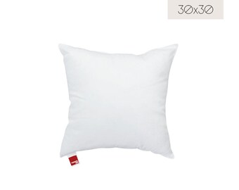 POWER INN – Cotton inner cushion | 30 x 30 cm | Washable cushion insert as decorative cushion, sofa cushion and head cushion | filled with Oeko Tex 10