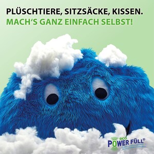 POWER FILLING eco | 5 kg (5 x 1 kg) sustainable filling wadding | white | toy safety certified | washable up to 40 degrees image 4