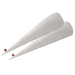 POWER INN 2-delat set med skolstrutkuddar, ca 70 cm | Innerkudde i godisstrut för skolstart | Fyllningskudde till skolstruten | Tyg: 100 % bomull |