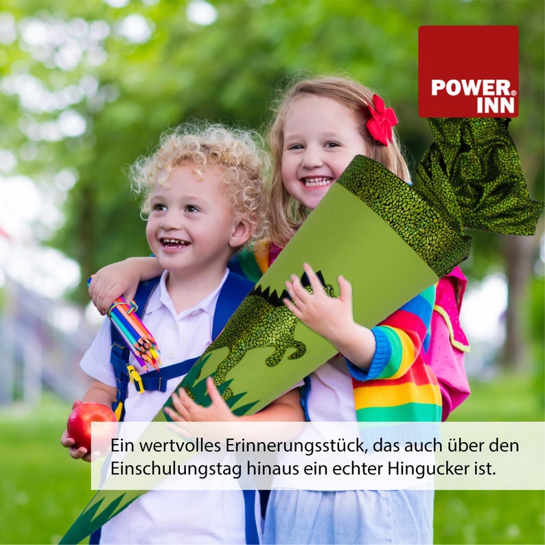 POWER INN Schultütenkissen ca. 70cm Zuckertüte Innenkissen zur Einschulung Füllkissen für die Schultüte Stoff 100% Baumwolle Allergi Bild 10