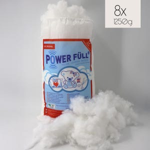 Imbottitura POWER FILL Ovatta 10 kg (10 x 1 kg) | Certificato Oeko-Tex | Lavabile a 95 gradi | Antiallergico