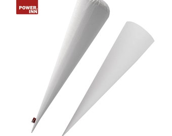 POWER INN Schultütenkissen ca. 70cm + Papprohling 70 cm | Zuckertüte Innenkissen zur Einschulung | Füllkissen für die Schultüte | Stoff 100%