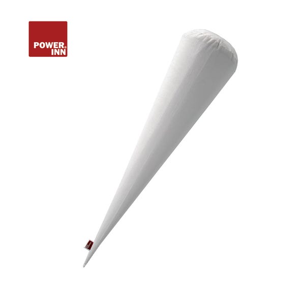 POWER INN Schoolkegelkussen ca. 70 cm | Binnenkussen in de vorm van een snoepkegel voor de start van het schooljaar | Vulkussen voor schoolkegels | Stof: 100% katoen