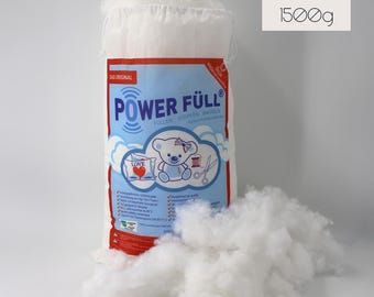7,93 EUR/kg Imbottitura POWER FILL Ovatta 1500 g | Certificato Oeko-Tex | Lavabile a 95 gradi | Anallergico