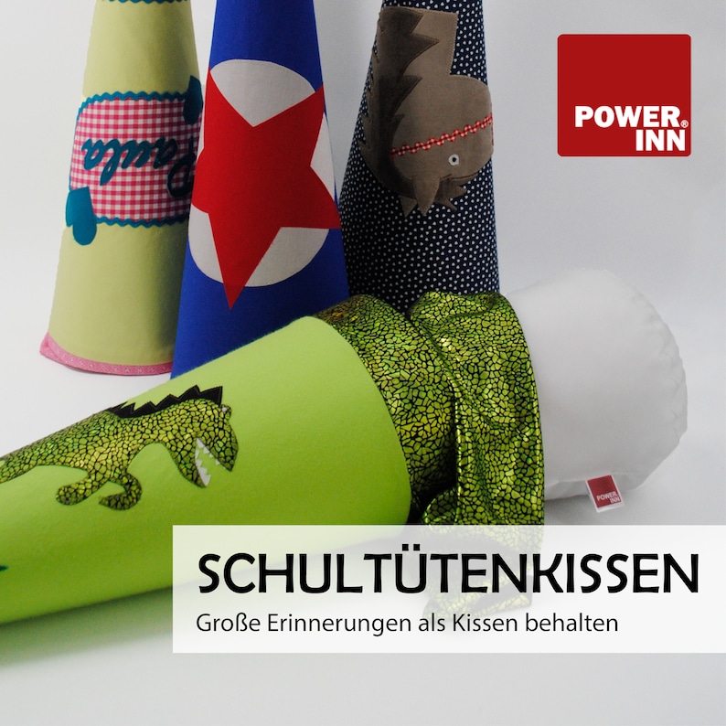 POWER INN Schultütenkissen ca. 70cm Zuckertüte Innenkissen zur Einschulung Füllkissen für die Schultüte Stoff 100% Baumwolle Allergi Bild 9