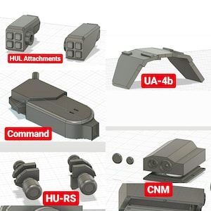 Halo Reach Inspired Helmet Attachment Bundle