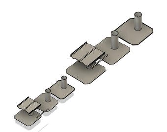 BaseBase Broken Bridge Digital Files for 1/144 & 1/100 Scale Models