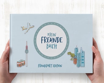 Freundebuch FRANKFURT - Kindergarten und Schulkinder- Geschenkidee