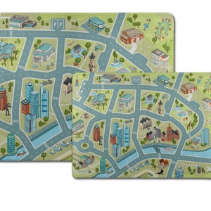 Spielteppich FRANKFURT Samtweicher Kinderteppich/ Play rug waschbar, schadstoffgeprüft von HappyCityKids 3 Größen image 6