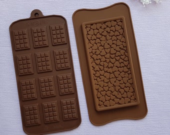 Silicone mold "chocolate bars" selection