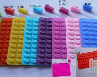 Alle Silikonformen für gummibären zusammengefasst