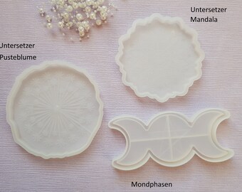 Silikon-Form Mondphasen / Untersetzer - AUSWAHL